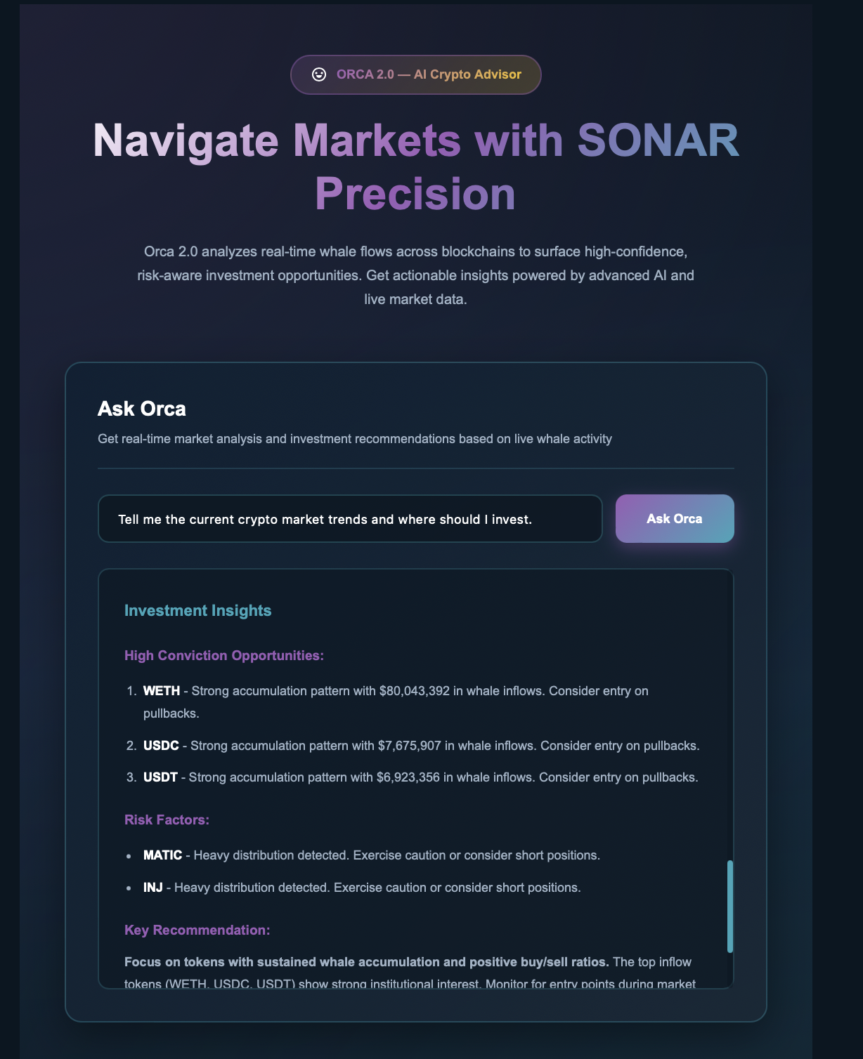 Sonar ORCA AI Analysis